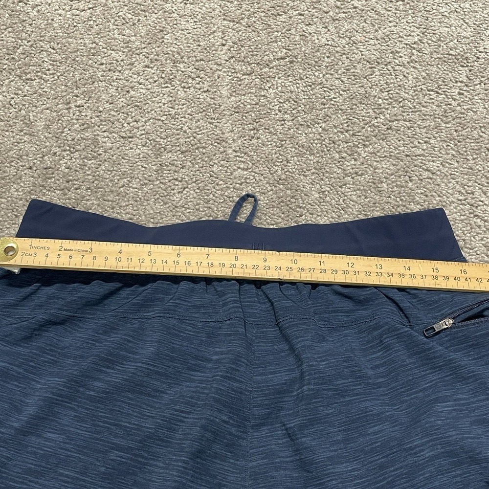 Lululemon Mens T.H.E. Short Lined 10" Blue Plaid Pattern Size Large (L) Running - Picture 8 of 10